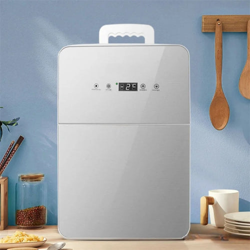 High Quality 24L Mini Double-Door Home Refrigerator Single Small Freezer for Dormitory Rental Rooms Factory Wholesale