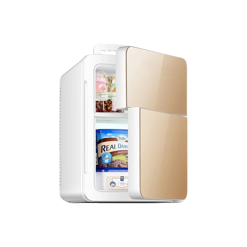 High Quality 24L Mini Double-Door Home Refrigerator Single Small Freezer for Dormitory Rental Rooms Factory Wholesale